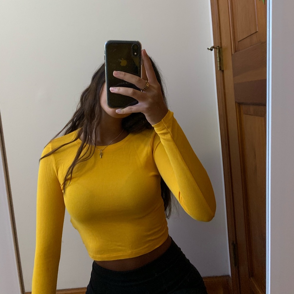 Zara mustard long sleeve